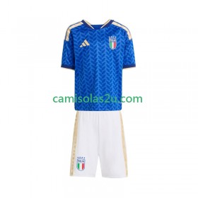 Camisolas de futebol Itália Criança Equipamento Principal World Cup 2026 Manga Curta